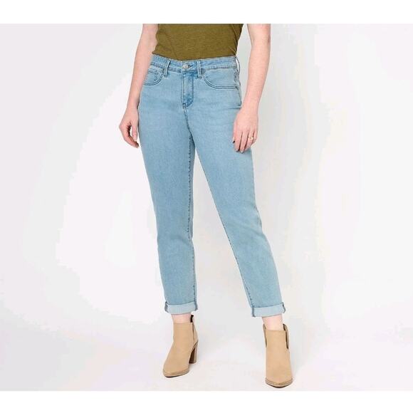 NWT NYDJ Margot Girlfriend Kingston Jeans | 26W LiftXTuck Preppy Athleisure - Picture 1 of 11